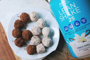 TRUFAS FIT DE CHOCOLATE BLANCO Y NEGRO