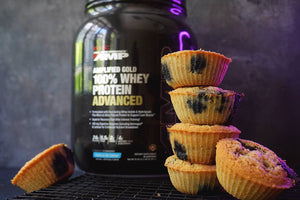 MUFFINS DE ARÁNDANOS SIN AZÚCAR
