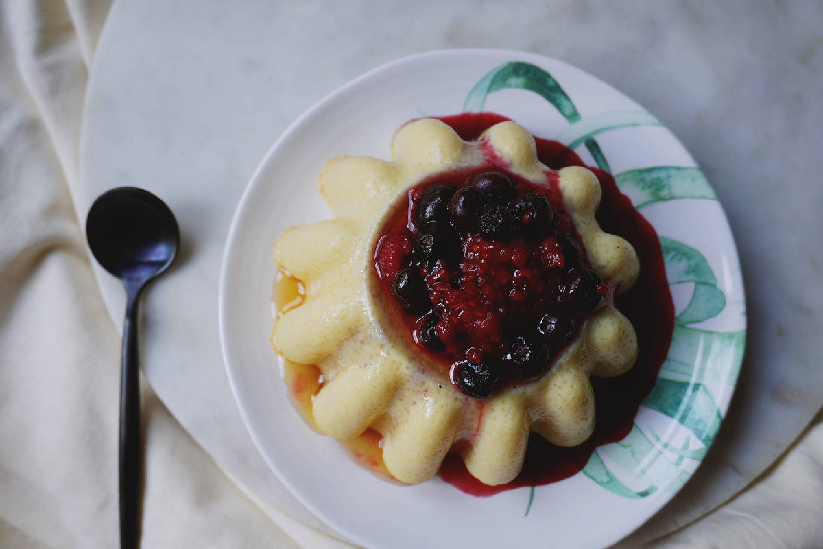 CREMA PROTEICA CON FRUTOS ROJOS