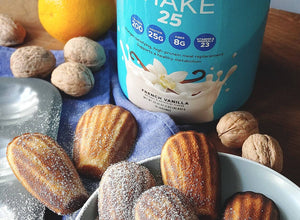 MEDELEINES COOKIES DE YOGURT Y NARANJA