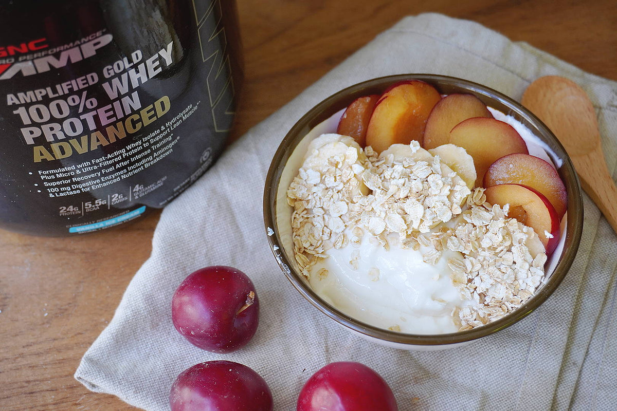 BOWL PROTEICO CON AVENA Y FRUTAS