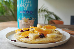 PANQUEQUE DE AVENA CON FRUTAS
