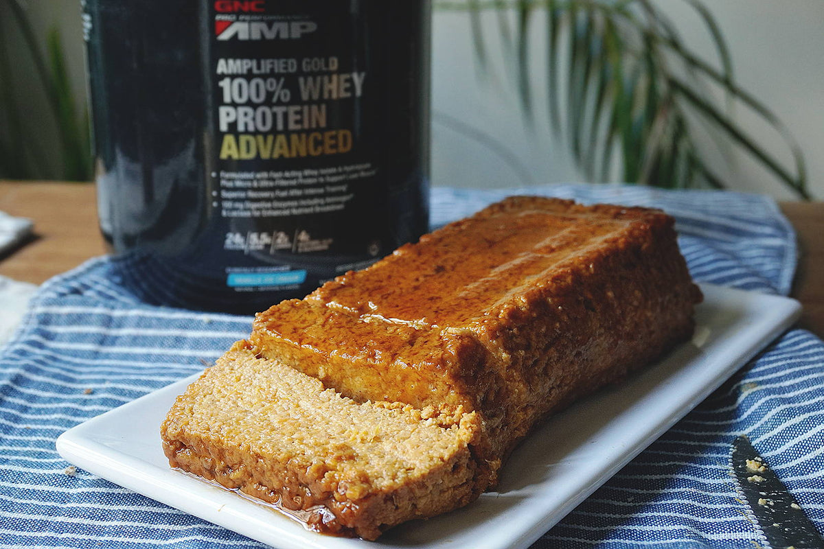 FALSO BUDÍN DE PAN PROTEICO