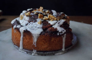 CINNAMON ROLL PROTEIN CAKE