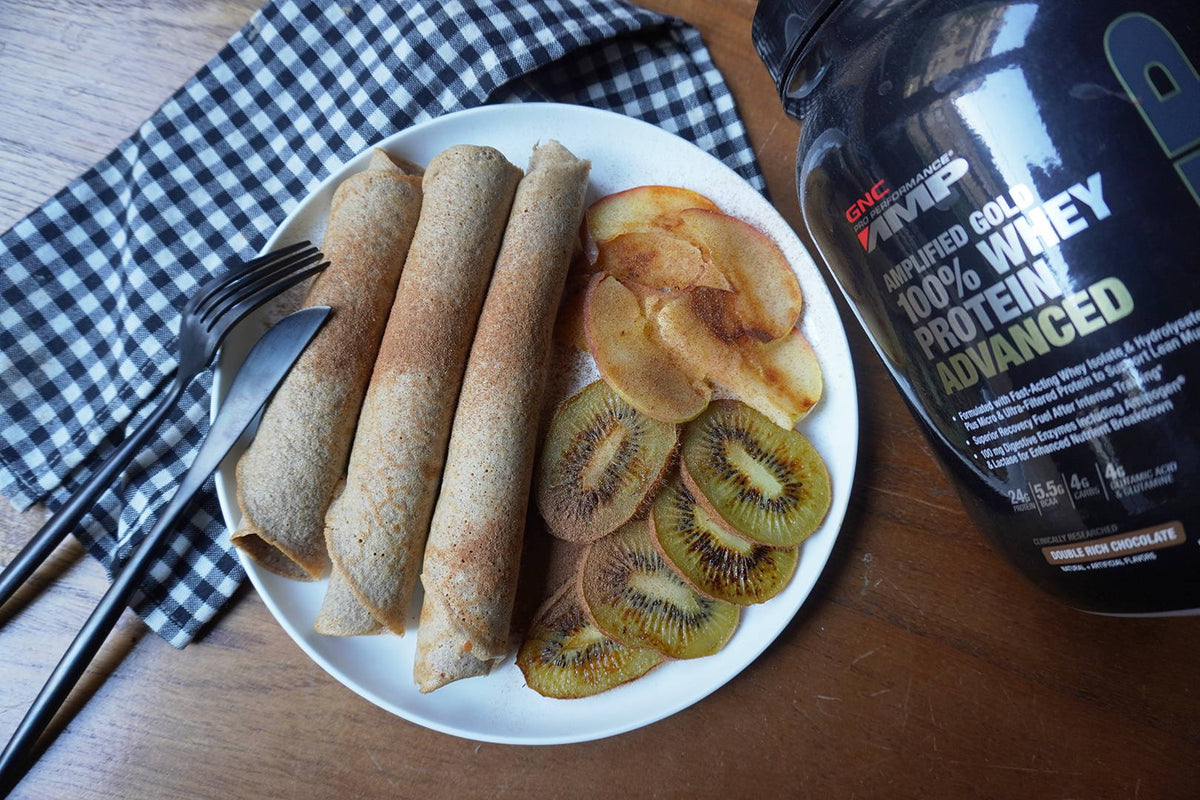 CREPAS DE SEMILLAS CON FRUTAS