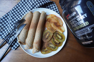 CREPAS DE SEMILLAS CON FRUTAS