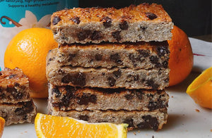BARRITAS ENERGÉTICAS DE NARANJA Y CHOCOLATE