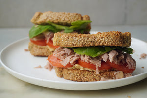 PAN KETO DE ALMENDRAS SANDWICH