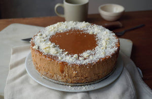 CHEESECAKE DE DULCE DE LECHE PROTEICO