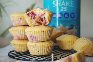 CUPCAKES DE LIMON CON FRUTILLAS