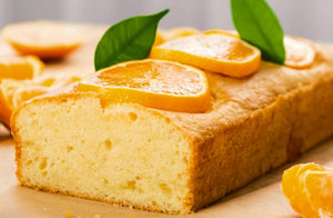 BUDÍN DE NARANJA CON GLASEADO