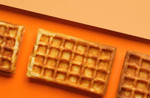 WAFFLES DE PROTEINA CON ESPECIAS  DE CALABAZA