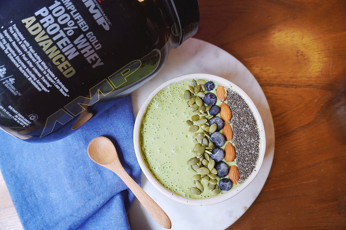 SMOOTHIE VERDE CREMOSO (desayuno completo)
