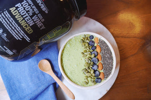 SMOOTHIE VERDE CREMOSO (desayuno completo)