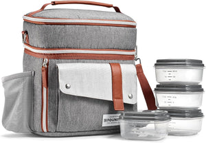 Fit + Fresh Wickenden XL Lunch Kit 4 Snack Containers