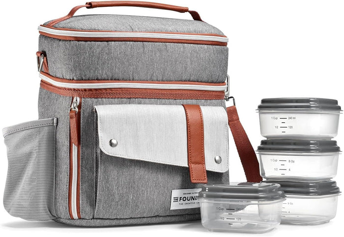 Fit + Fresh Wickenden XL Lunch Kit 4 Snack Containers