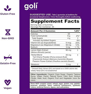 Golí Nutrition Dreamy Sleep Gummies