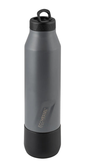 Ecovessel Decanter Insulated Stainless Steel Water Bottle 25 oz