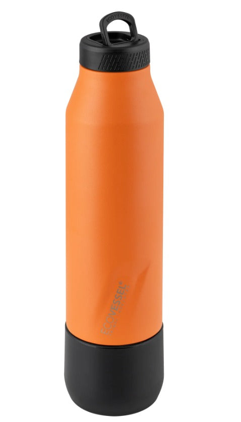 Ecovessel Decanter Insulated Stainless Steel Water Bottle 25 oz