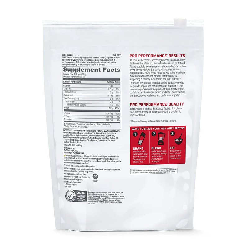 GNC Pro Performance 100% Whey