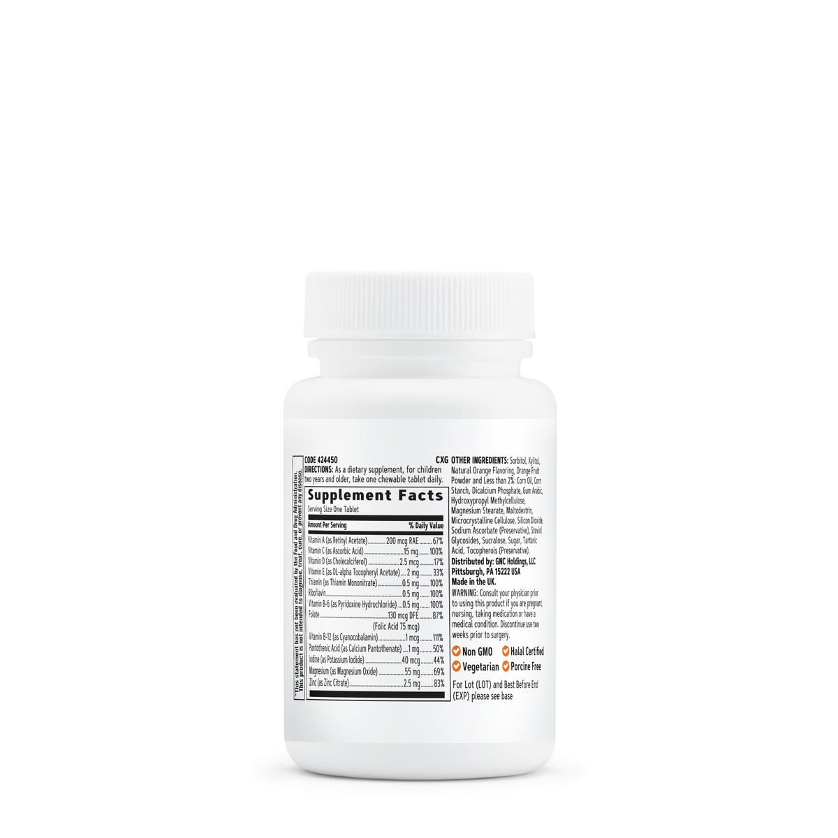 GNC Select Kids Multivitamin Chewable