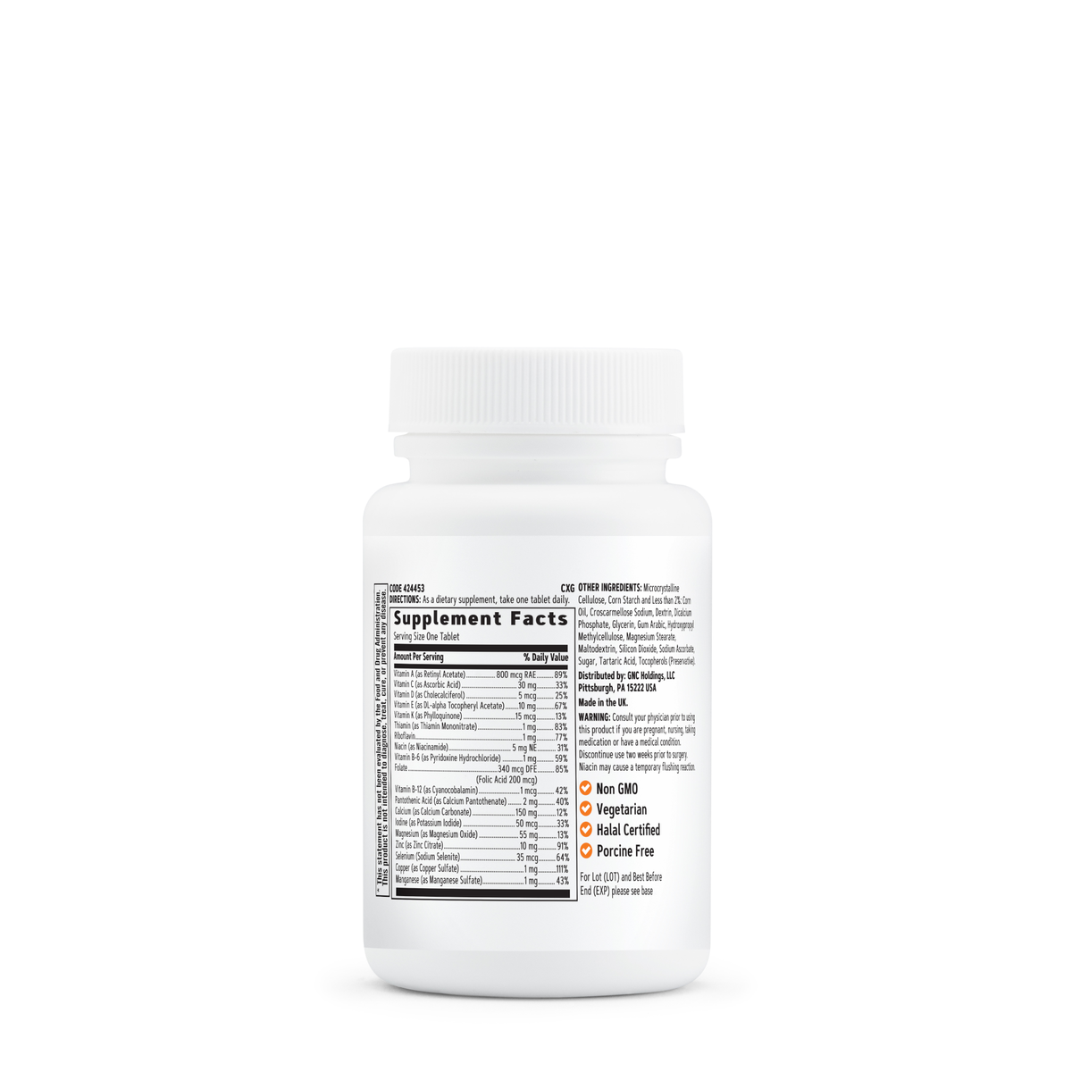 GNC Select Mens One Daily Multivitamin