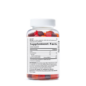 GNC Vitamin D-3 Gummies Peach & Berry 2000 IU