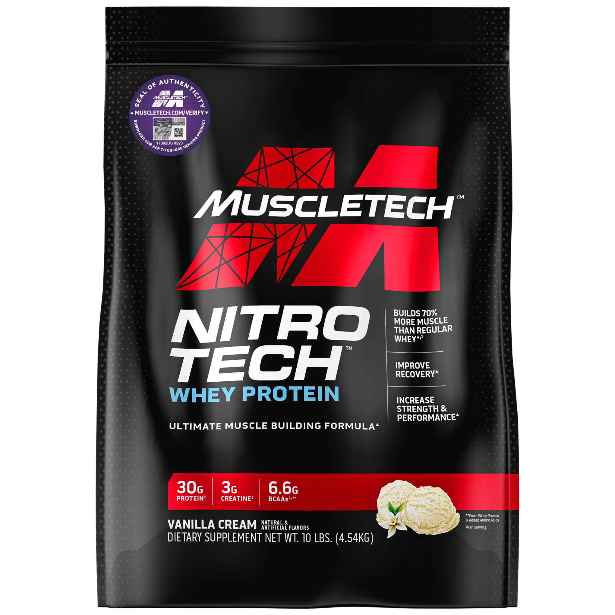 Muscletech® Nitro Tech™ 10 Lbs