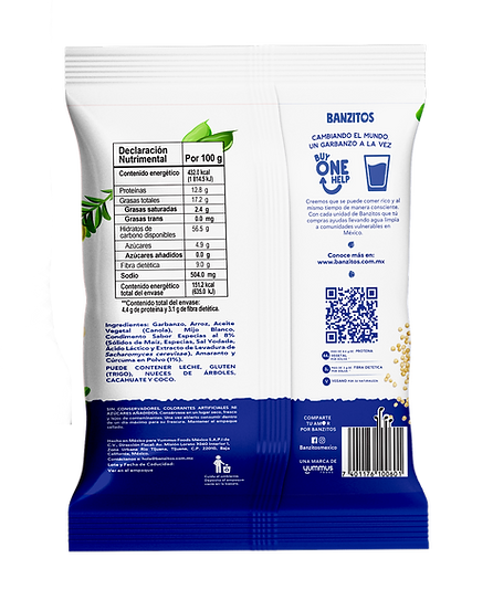 Banzitos Puffs de Garbanzo Horneado