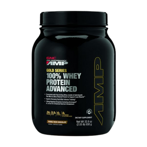 GNC Pro Perfomance AMP® Amplified Gold 100% Whey Protein Advanced