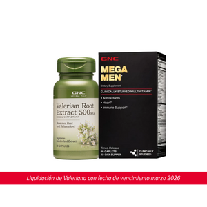 GNC Mega Men Multivitaminico + Valerian Root