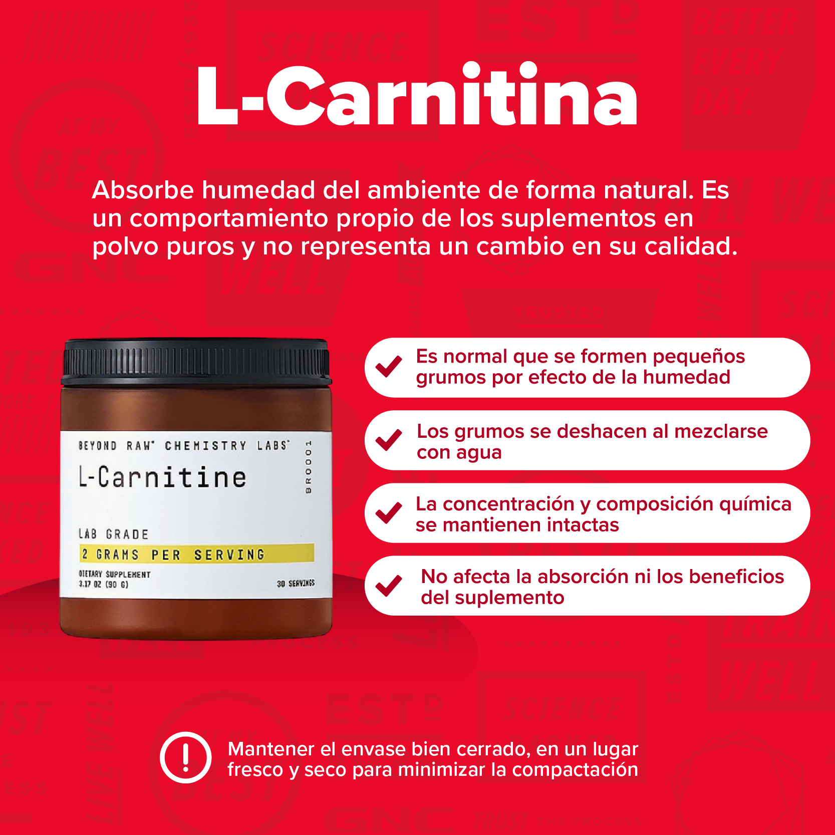 Beyond Raw® L-Carnitine 90 g