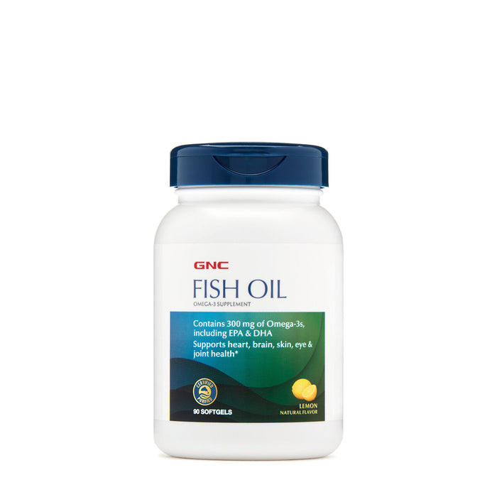 GNC Fish Oil Flavor Lemon
