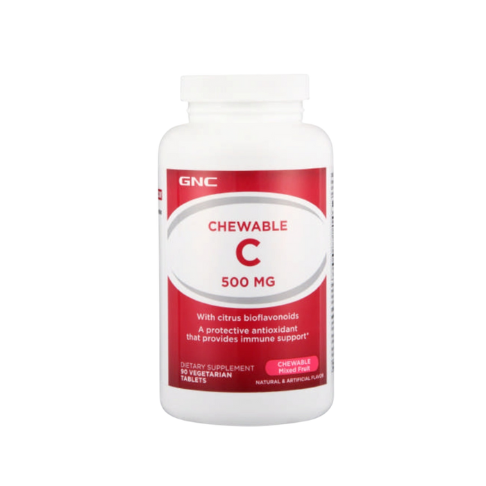 GNC Vitamin C Chewable 500 mg Mixed Fruit