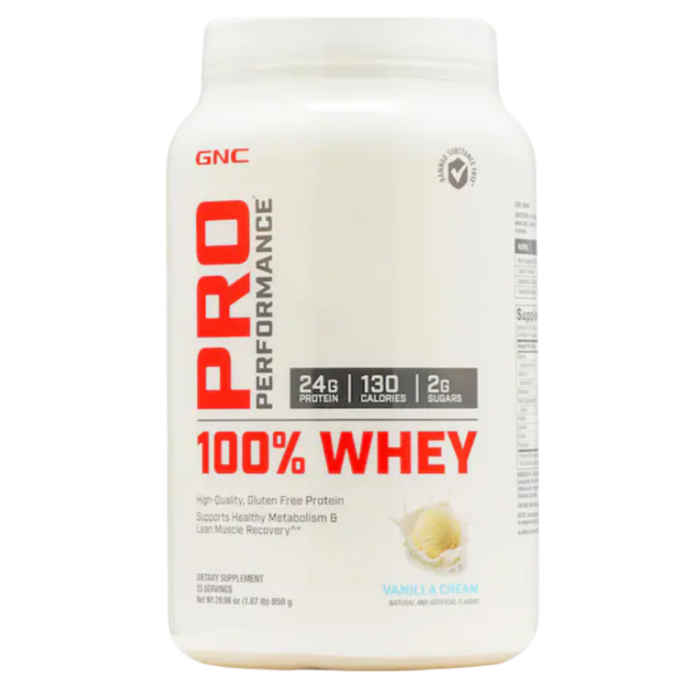 GNC Pro Performance® 100% Whey Vanilla Cream - 1.87 Lbs