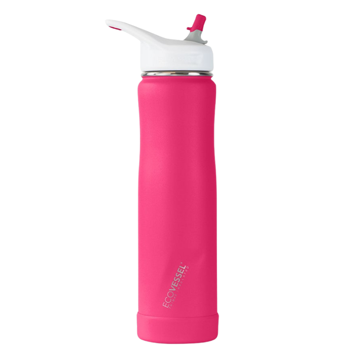 Ecovessel Summit Insulated Stainless Steel Water Bottle 24 Oz - Wild Magenta